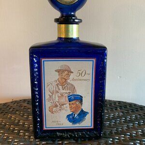 Vintage  1919-1969 J.W.Dant Straight Bourbon Whisky Bottle